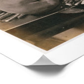 Stilleven met fruit, 1860 (foto sepia) poster (Hoek)