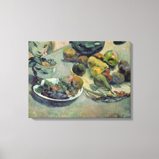 Stilleven met fruit, 1888 canvas afdruk (Voorkant)