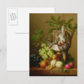 Stilleven met Fruit en een Dode Patrijs Briefkaart (Voorkant / Achterkant)