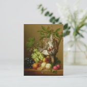Stilleven met Fruit en een Dode Patrijs Briefkaart (Staand voorkant)