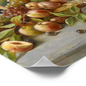 Stilleven met fruit en wijn koeler door Zatzka Poster (Hoek)