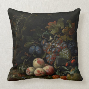 Stilleven met fruit, gebladerte en insecten, c.166 kussen