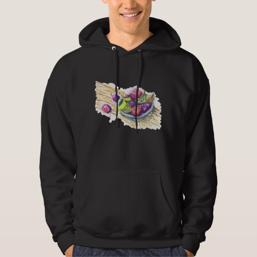 Stilleven met fruit hoodie (Voorkant)