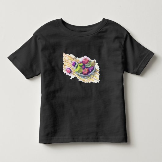Stilleven met fruit kinder shirts (Voorkant)