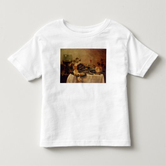 Stilleven met Fruit Pie, 1635 Kinder Shirts (Voorkant)