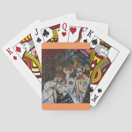 STILLEVEN MET FRUIT POKERKAARTEN (Achterkant)
