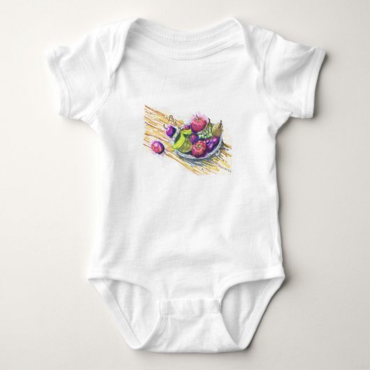 Stilleven met fruit romper (Voorkant)