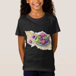 Stilleven met fruit t-shirt