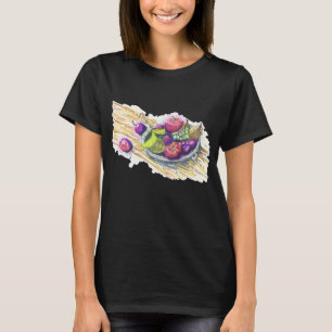 Stilleven met fruit t-shirt