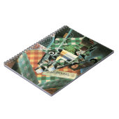 Stilleven met geruit tafelkleed van Juan Gris Notitieboek (Linkerzijde)