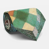 Stilleven met geruit tafelkleed van Juan Gris Stropdas (Opgerold)