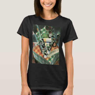 Stilleven met geruit tafelkleed van Juan Gris T-shirt