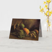 Stilleven met groenten en fruit van Gogh Kaart (Gele Bloem)