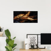 Stilleven met haringen van Vincent van Gogh Poster (Thuiskantoor)