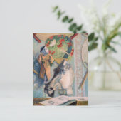 Stilleven met het hoofd van een paard | Paul Gaugu Briefkaart (Staand voorkant)