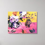 Stilleven met hoofdvormige vaas | Paul Gauguin | Canvas Afdruk (Voorkant)