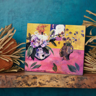 Stilleven met hoofdvormige vaas   Paul Gauguin   Fotoplaat