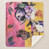 Stilleven met hoofdvormige vaas | Paul Gauguin | Sherpa Deken (Voorkant)