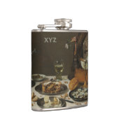 "Stilleven met kalkoenen" maatkolf Heupfles (Rechts)