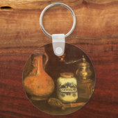 Stilleven met koffiemolen door Vincent van Gogh Sleutelhanger (Voorkant)