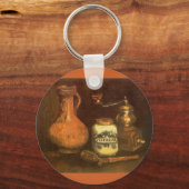 Stilleven met koffiemolen door Vincent van Gogh Sleutelhanger (Voorkant)