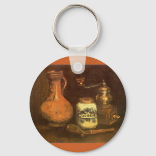 Stilleven met koffiemolen van Vincent van Gogh Sleutelhanger