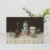 Stilleven met koffiezetten | Albert Anker (Staand voorkant)