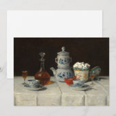 Stilleven met koffiezetten | Albert Anker (Voorkant / Achterkant)