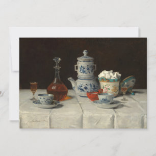 Stilleven met koffiezetten   Albert Anker