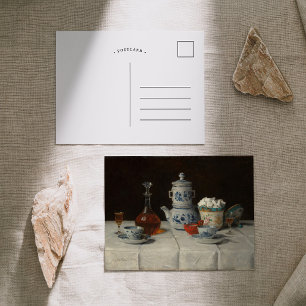 Stilleven met koffiezetten   Albert Anker Briefkaart