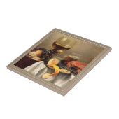 stilleven met krabbenTegel Tegeltje (Zijkant)