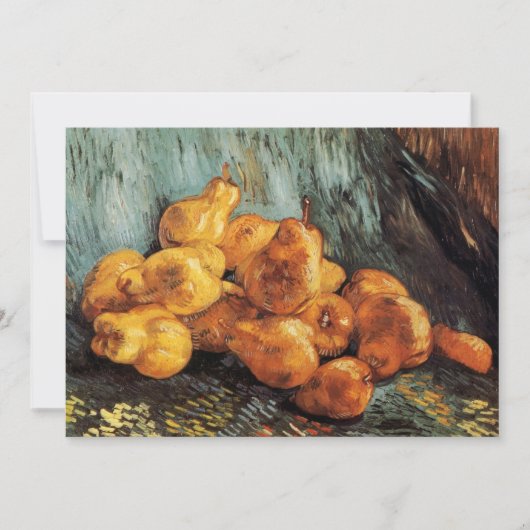 Stilleven met kweepeer van Vincent van Gogh (Voorkant)