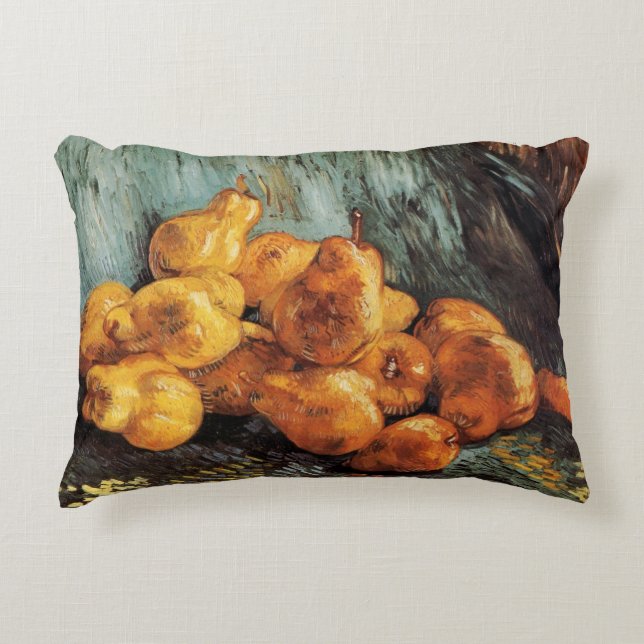 Stilleven met kweepeer van Vincent van Gogh Accent Kussen (Voorkant)