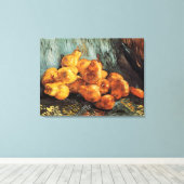 Stilleven met kweepeer van Vincent van Gogh Canvas Afdruk (Insitu (Houten vloer))