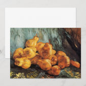 Stilleven met kweepeerappels van Vincent van Gogh (Voorkant / Achterkant)