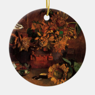 Stilleven met L'Esperance (Hoop) van Paul Gauguin Keramisch Ornament