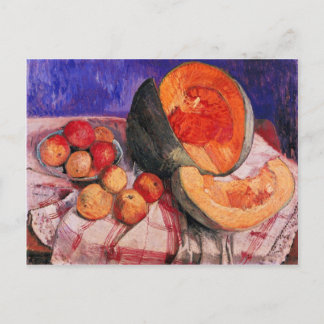 Stilleven met meloen door Paula Modersohn-Becker Briefkaart