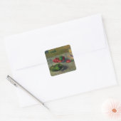 Stilleven met Mimie Vierkante Sticker (Envelop)