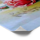 Stilleven met oude rozen, Paul De Longpre Poster (Hoek)