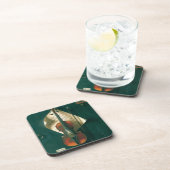 Stilleven met oude viool door William Michael Harn Bier Onderzetter (Rechterzijde)