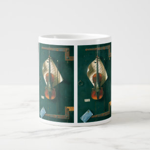 Stilleven met oude viool door William Michael Harn Grote Koffiekop