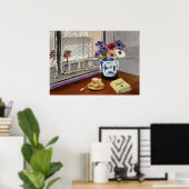 Stilleven met Pascals Pensees, Poster (Thuiskantoor)