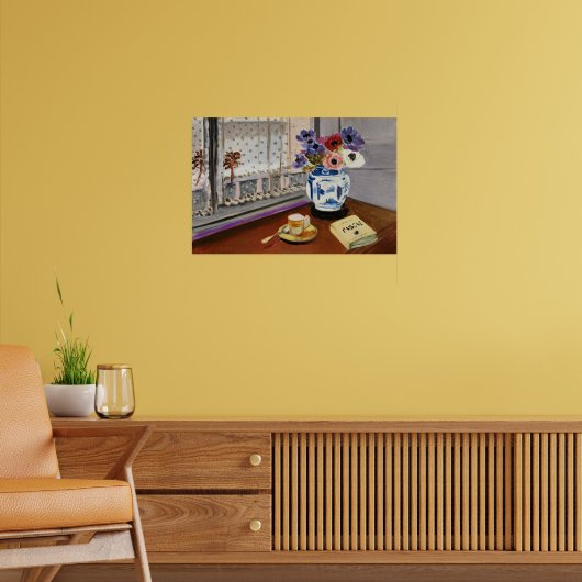 Stilleven met Pascals Pensées, Poster (Woonkamer 2)