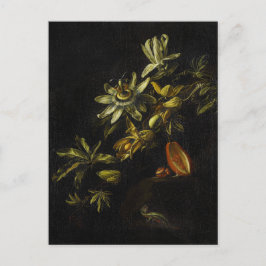 stilleven met passionbloemen briefkaart