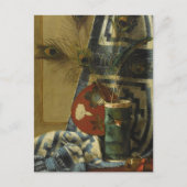 Stilleven met pauwenveren briefkaart (Voorkant)