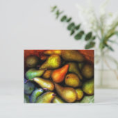 Stilleven met peren briefkaart (Staand voorkant)