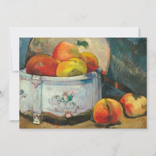 Stilleven met perziken | Paul Gauguin (Voorkant)