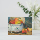 Stilleven met perziken | Paul Gauguin Briefkaart (Staand voorkant)