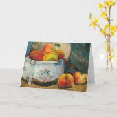 Stilleven met perziken | Paul Gauguin Kaart (Gele Bloem)