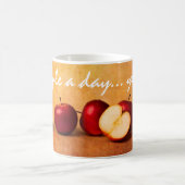 Stilleven met rode appels koffiemok (Center)